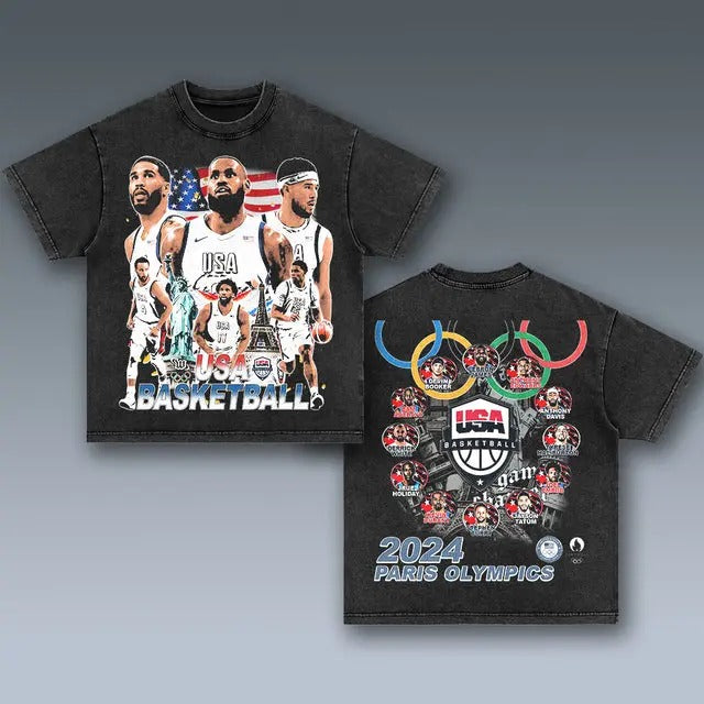 VINTAGE TEE | 2024 USA BASKETBALL TEAM