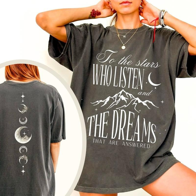 Velaris Shirt, To the Stars Who Listen, Acotar Shirt, Acotar Sweatshrt, Night Court Shirt, Bookish Sweatshirt