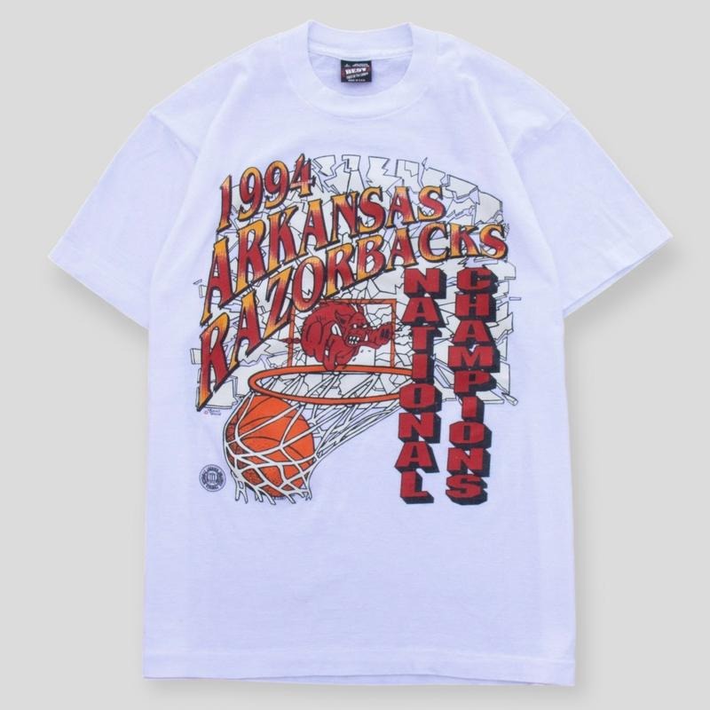 Vintage 1994 Arkansas Razorbacks Shattered Backboard Game T-Shirt, Sweatshirt, Hoodie Classic Cotton