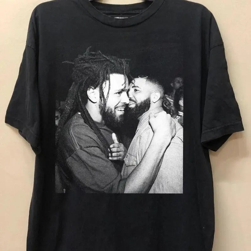 Vintage J. Cole and Drake Rap Tee shirt, It's All a Blur Tour J.Cole, Drake Shirt, 90s Rap Tee Shirt