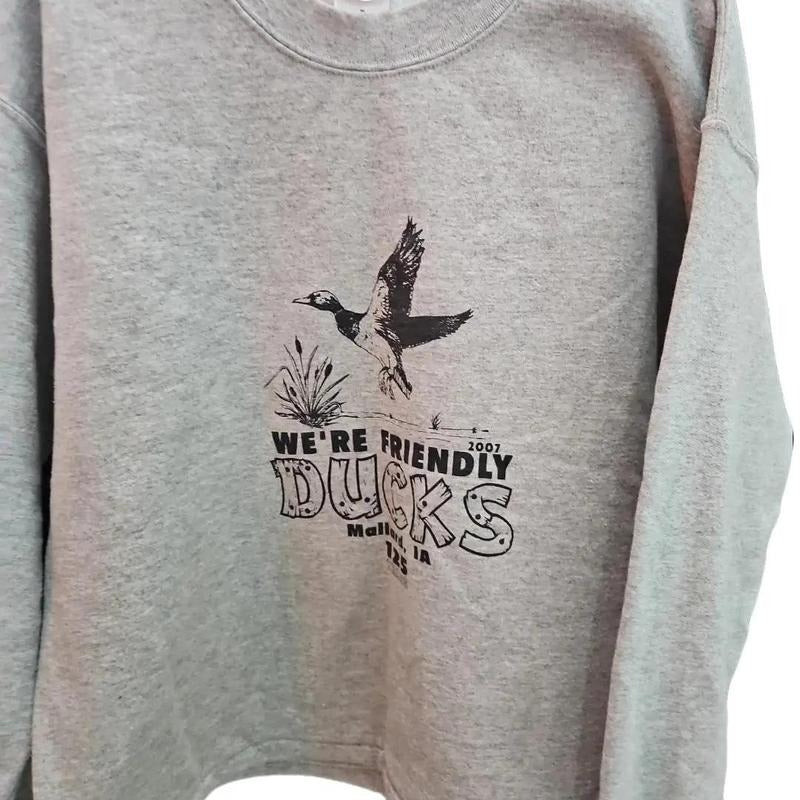Vintage Mallard Ducks Iowa Crewneck Sweatshirt 125 Years T-shirt Hoodie Unisex Womenswear Pullover Cotton Polyester