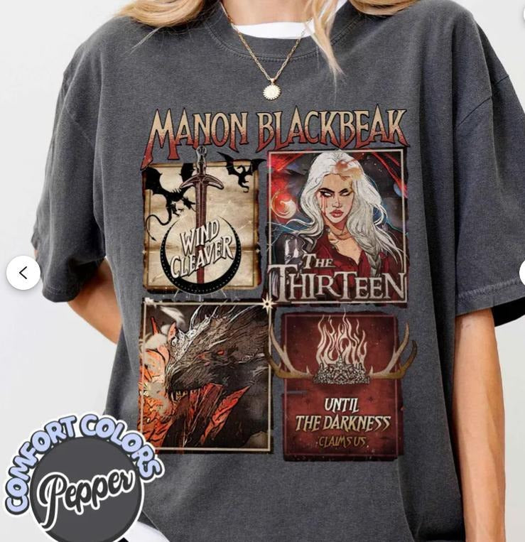 We Are The Thirteen Shirt From Now Until The Darkness Claims, Acotar Crescent City, Manon Blackbeak Throne Of Glass Shirt, Sjm Bookish Shirtstyle{n002}2