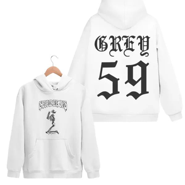 Suicide Boys G59 Skeleton 2 Sided Graphic Hoodie/Sweatshirt/T-Shirt, For Men/Women - Unisex Style, 100% Cotton, Pullover unisex hoodie