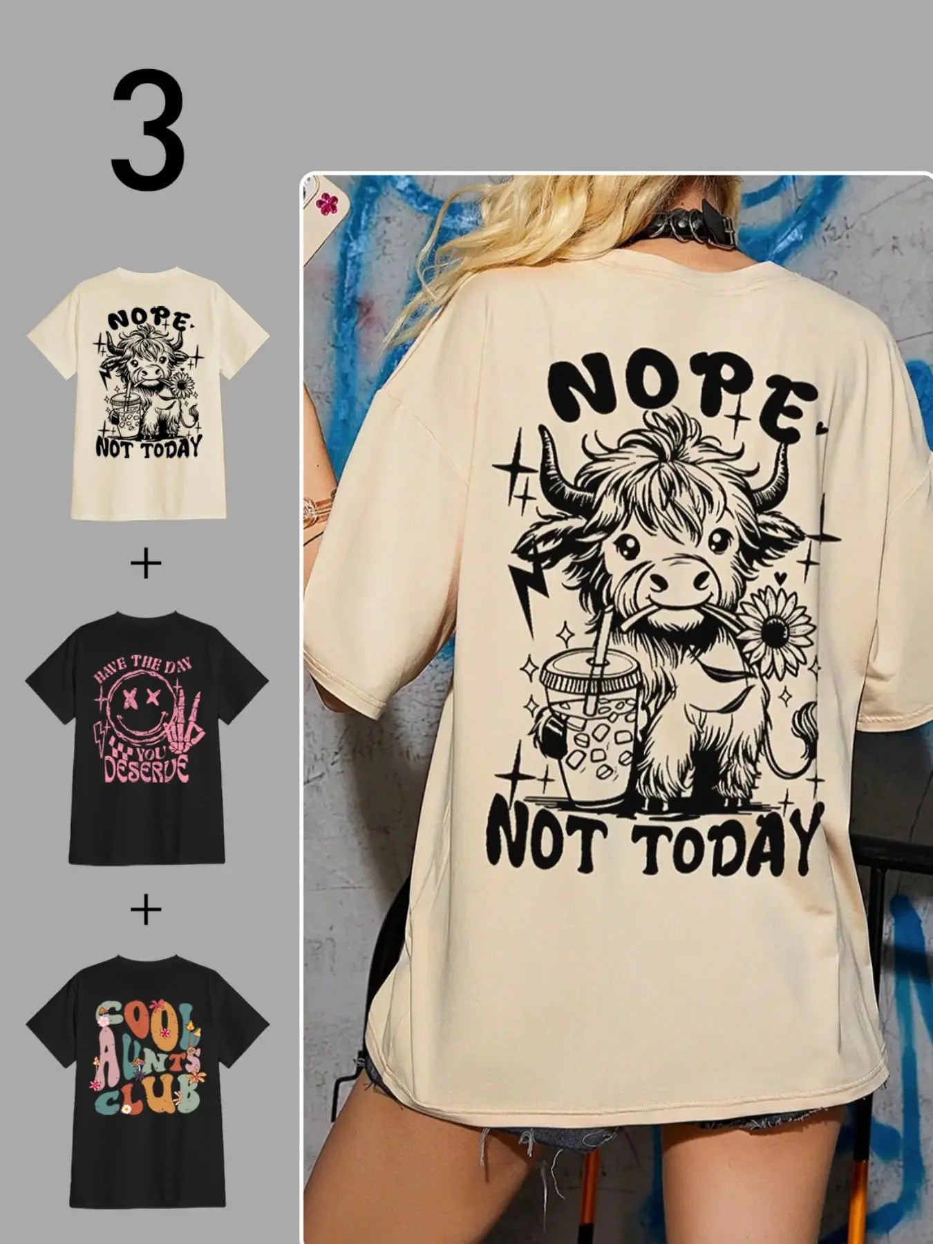 Women's Letter Print Round Neck Tee, Casual Short Sleeve T-shirt for Daily Wear, Ladies Clothes for Summer