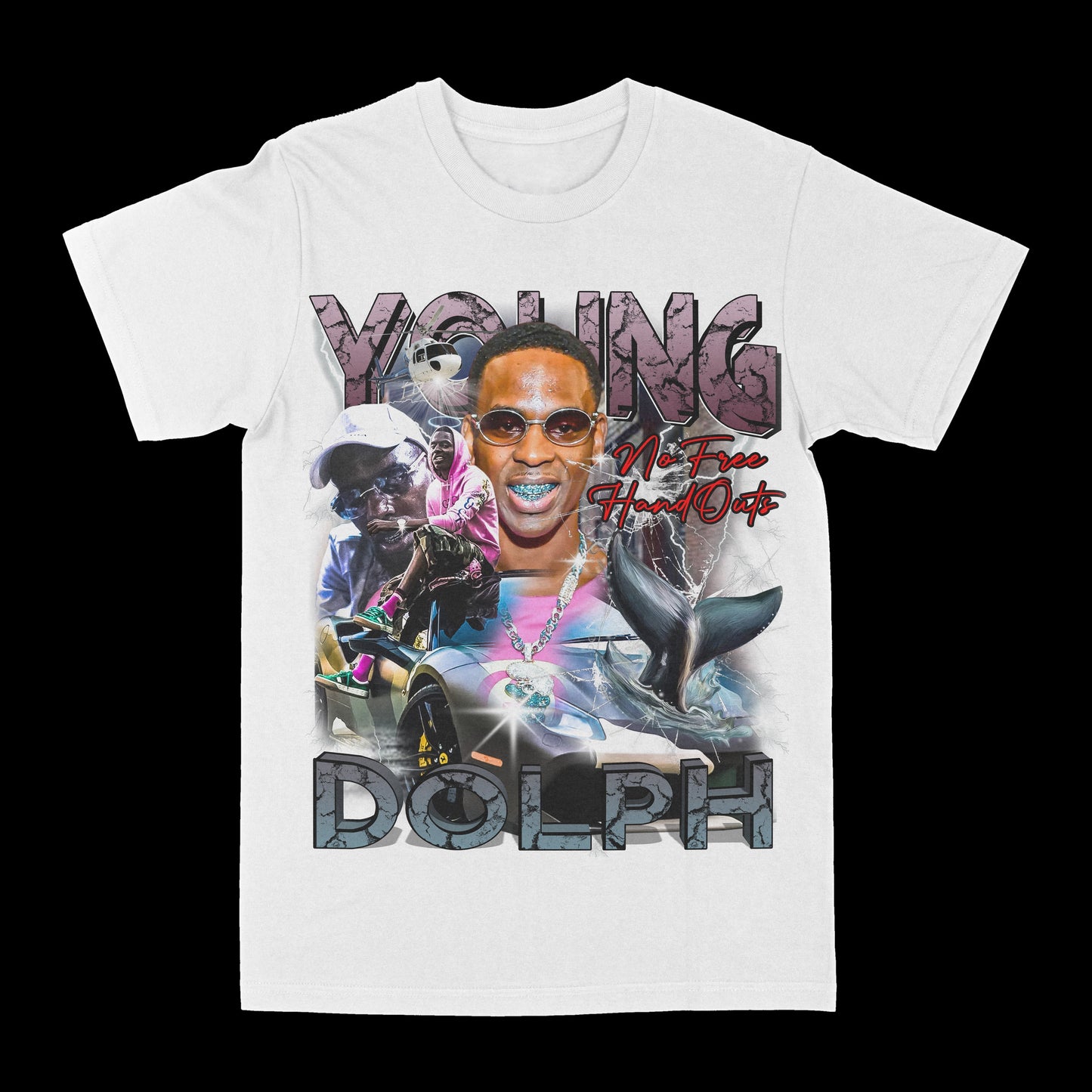 Young Dolph "Hand Outs" Graphic Tee Style001