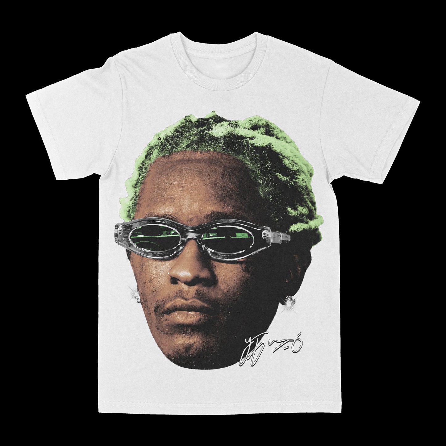 Young Thug "Big Face" Graphic Tee Style001