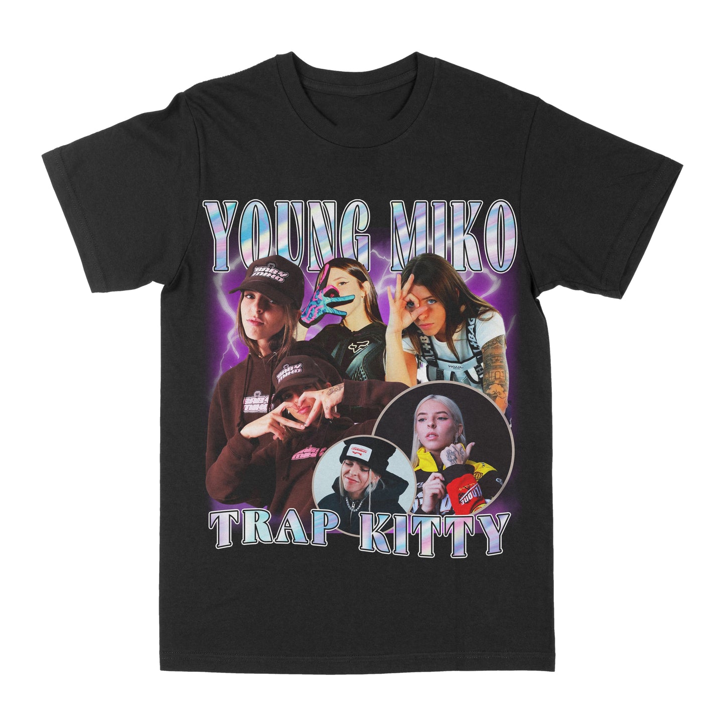 Young Miko "Trap Kitty" Graphic Tee Style001