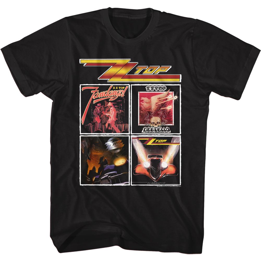 Zz Top - Top Albums - Short Sleeve - Adult - T-Shirt