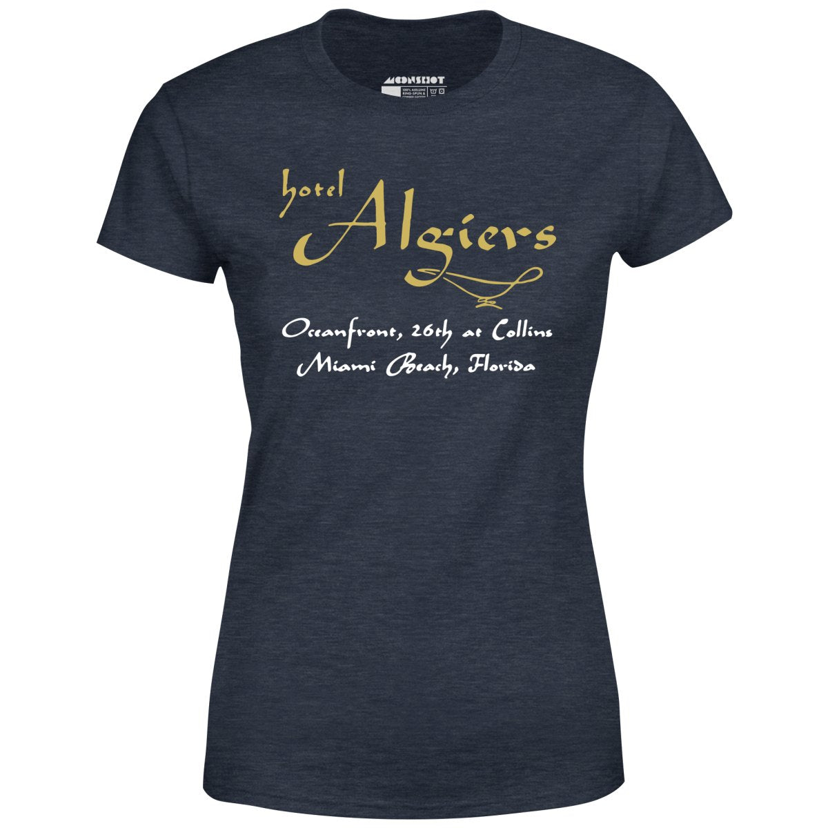 Algiers Hotel - Miami Beach, FL - Vintage Hotel - Women's T-Shirt