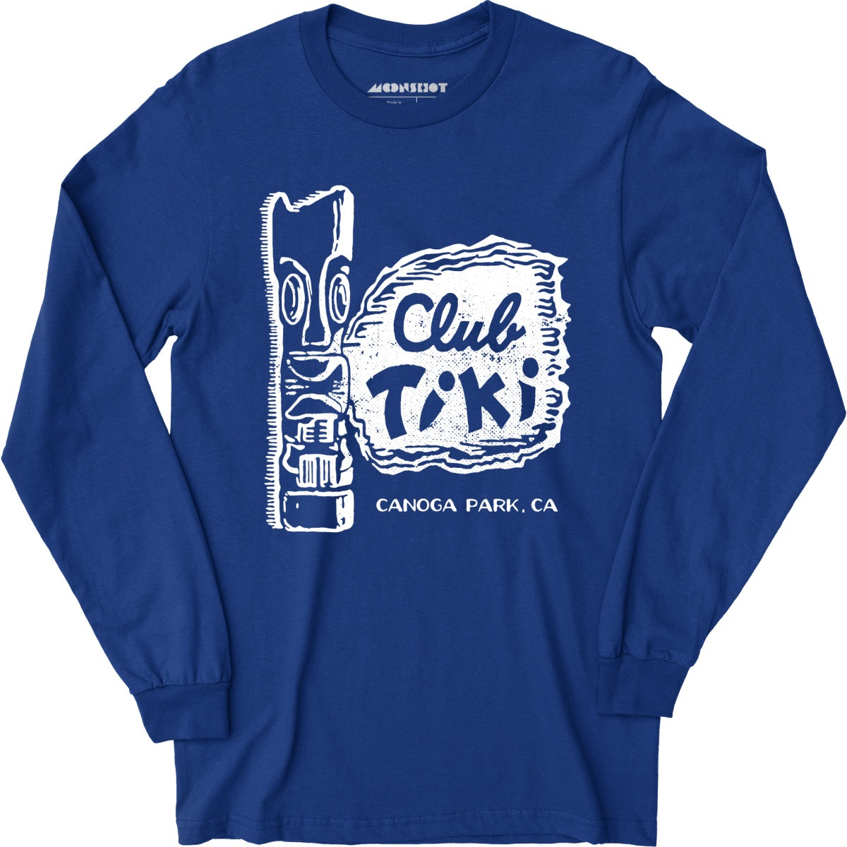 Club Tiki - Canoga Park, CA - Vintage Tiki Bar - Long Sleeve T-Shirt