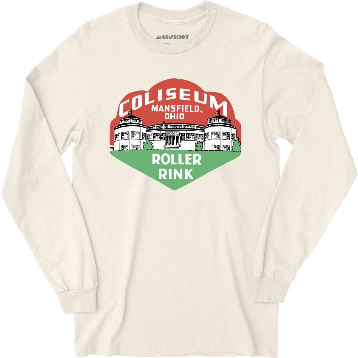 Coliseum - Mansfield, OH - Vintage Roller Rink - Long Sleeve T-Shirt