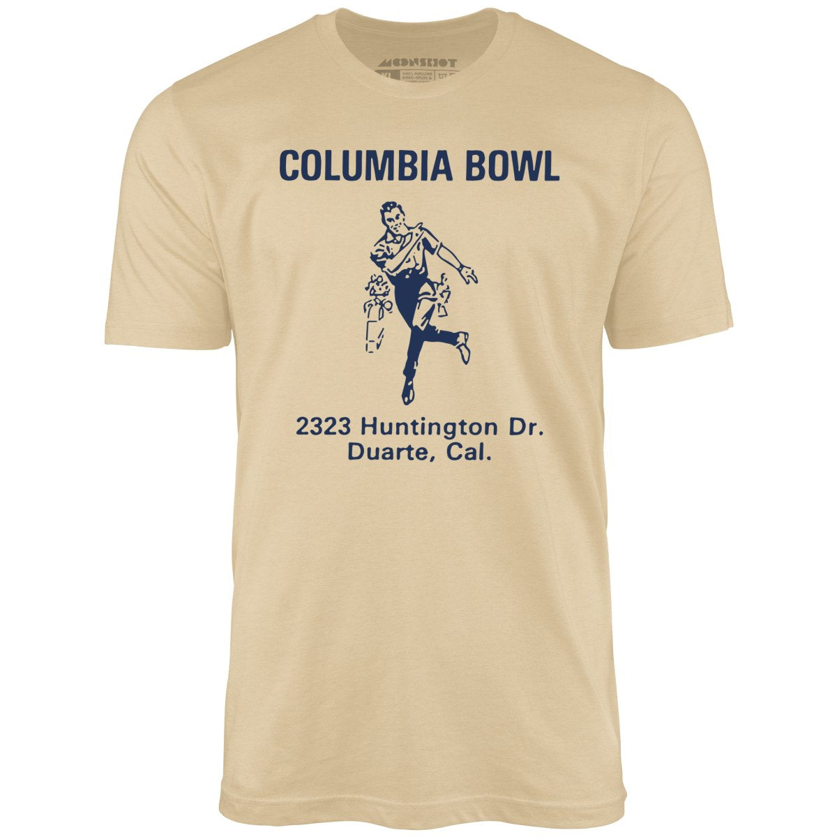 Columbia Bowl - Duarte, CA - Vintage Bowling Alley - Unisex T-Shirt