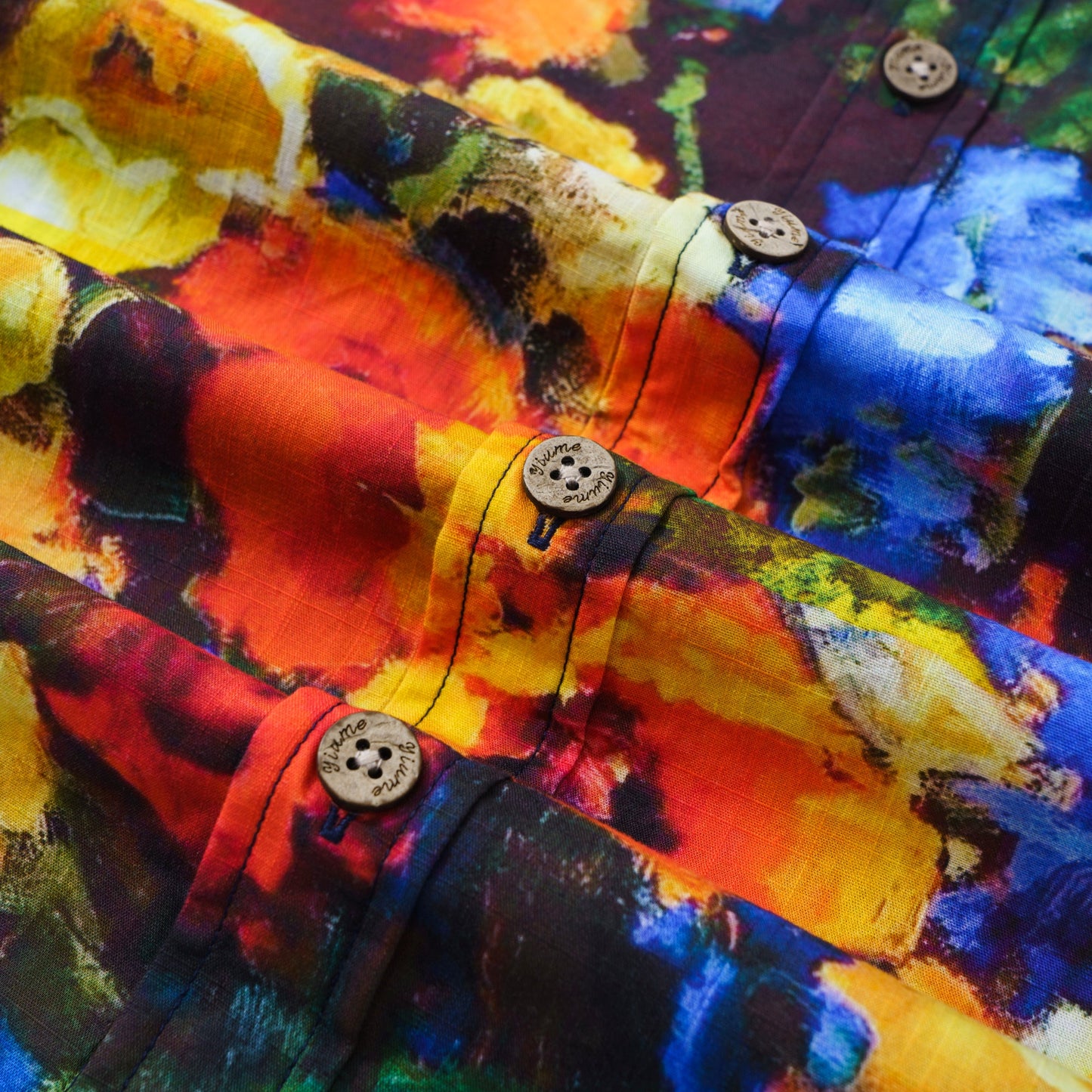 1950s Hawaiian Shirt For Men Flower Print Button-down Shirt Short Sleeve 100% Cotton Aloha Shirt Wild And Unrestrained