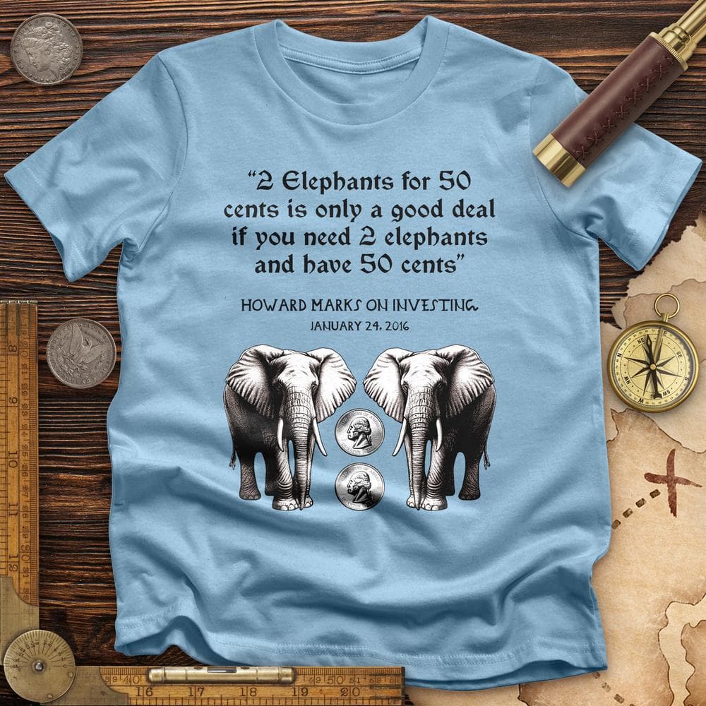 2 Elephants for 50 Cents T-Shirt