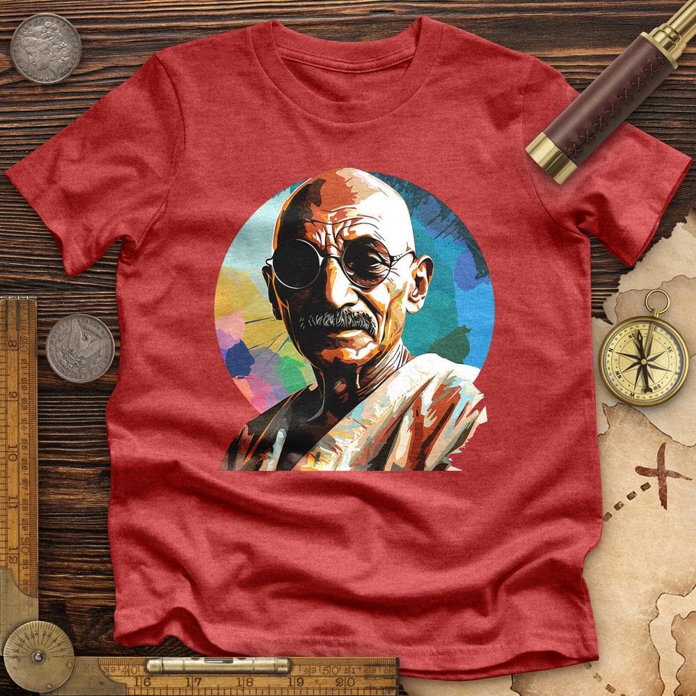 Colorful Ghandi Premium QualityTee