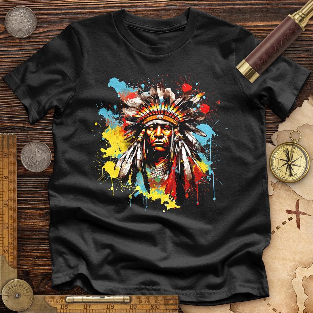 Native American Chief Premium Quality Tee
