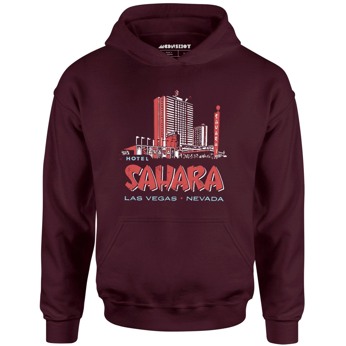 Hotel Sahara Exterior - Vintage Las Vegas - Unisex Hoodie