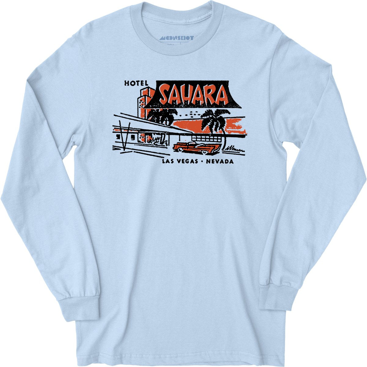 Hotel Sahara Retro - Vintage Las Vegas - Long Sleeve T-Shirt