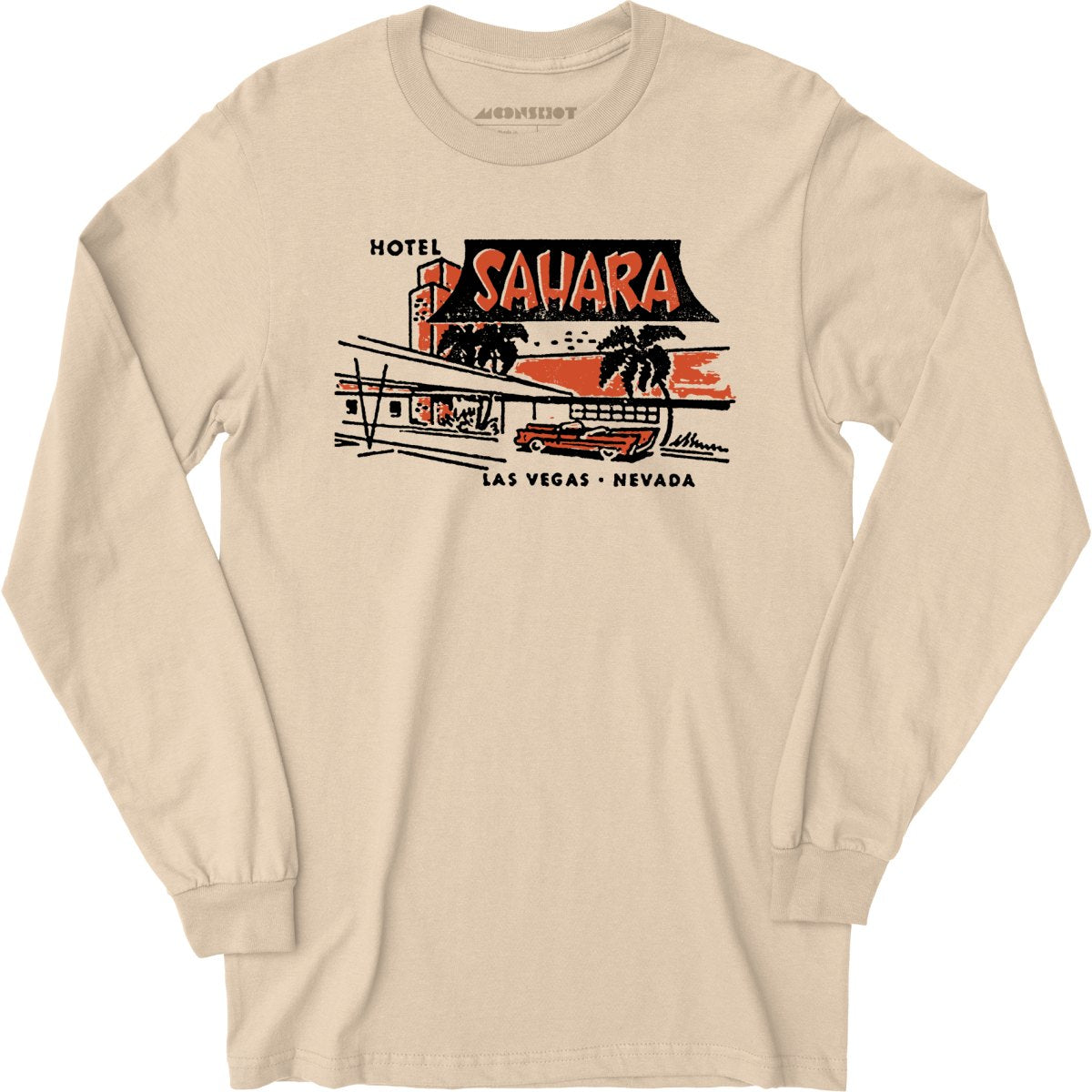 Hotel Sahara Retro - Vintage Las Vegas - Long Sleeve T-Shirt
