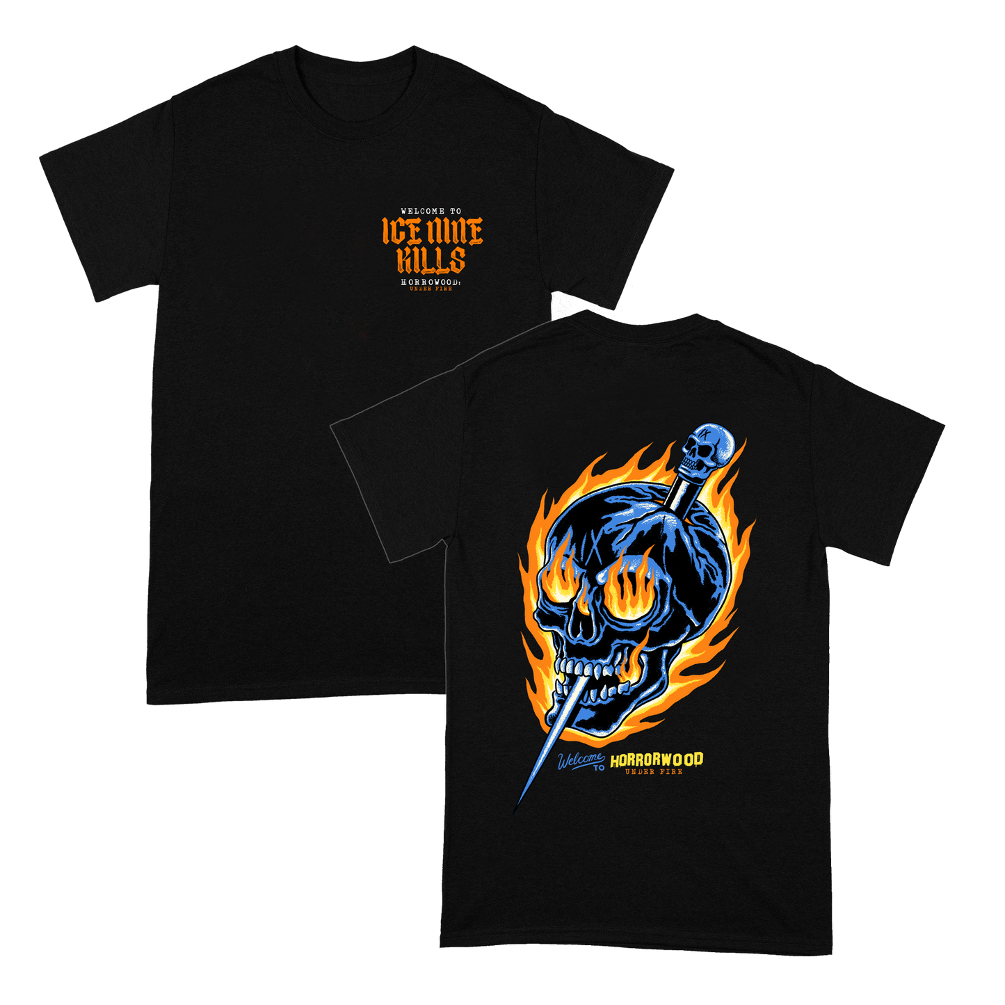"Flaming Skull" T-Shirt