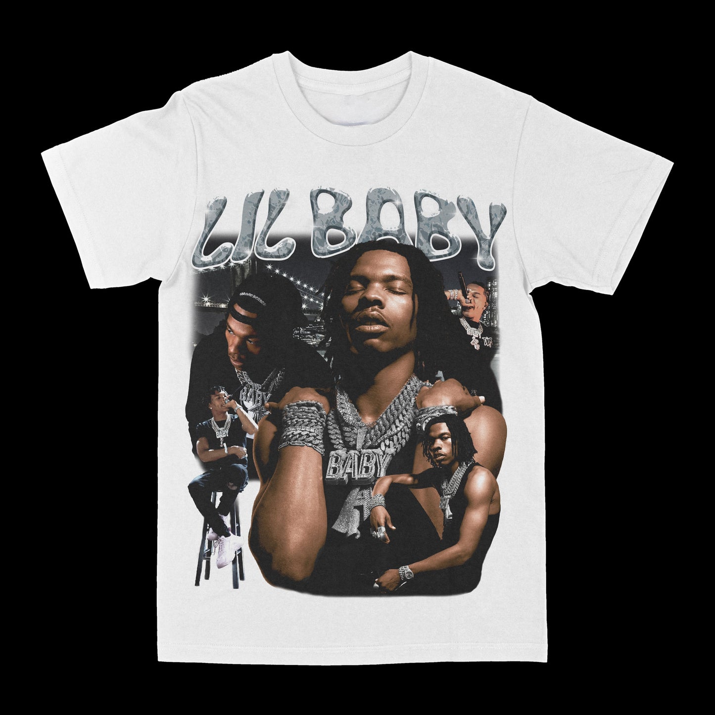 Lil Baby "Chains" Graphic Tee Style001