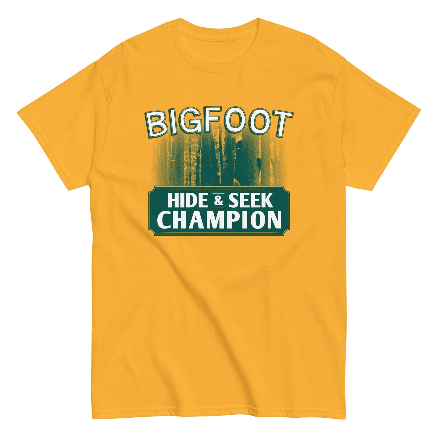 Bigfoot Hide And Seek Champion Men's Classic Tee