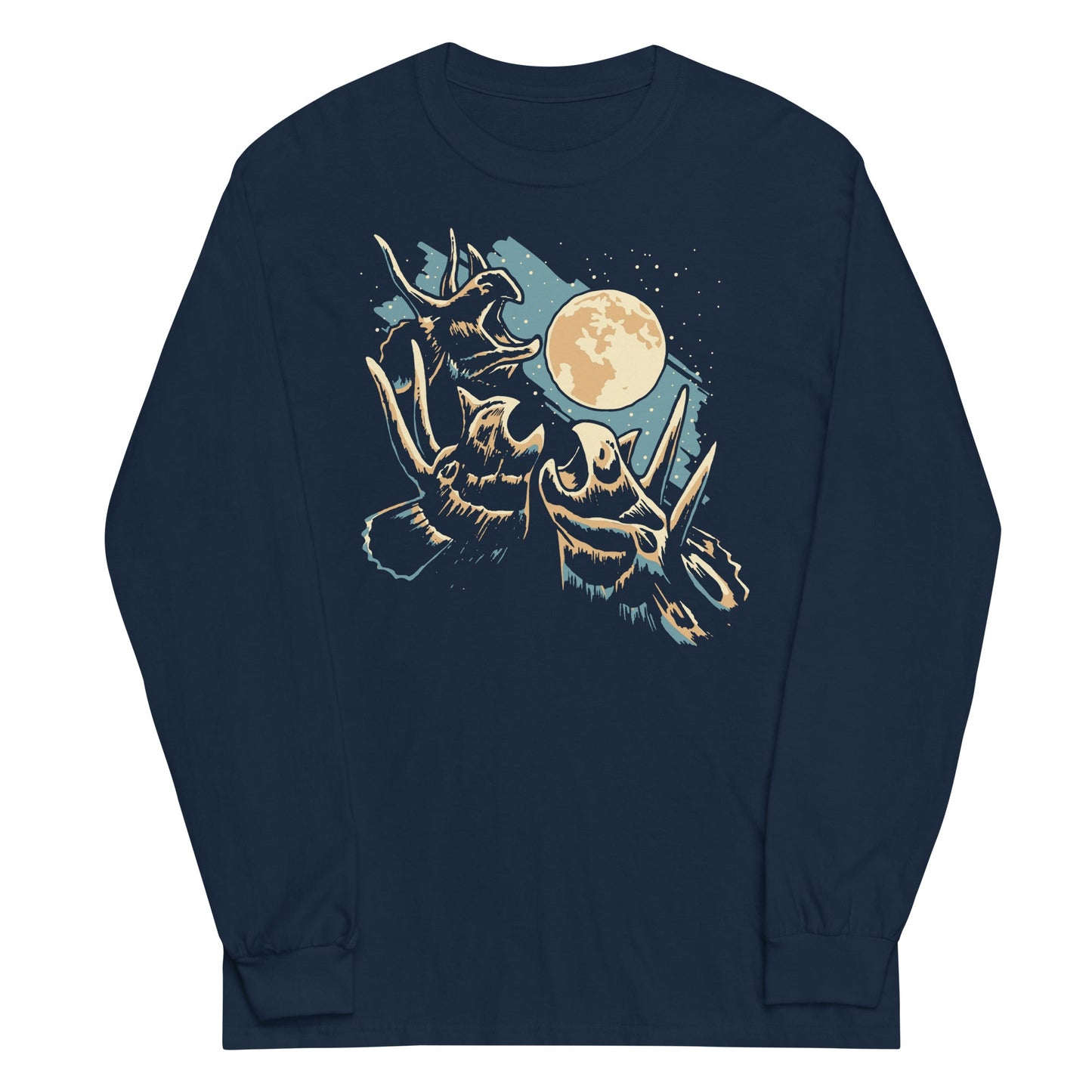 3 Tri Moon Unisex Long Sleeve Tee