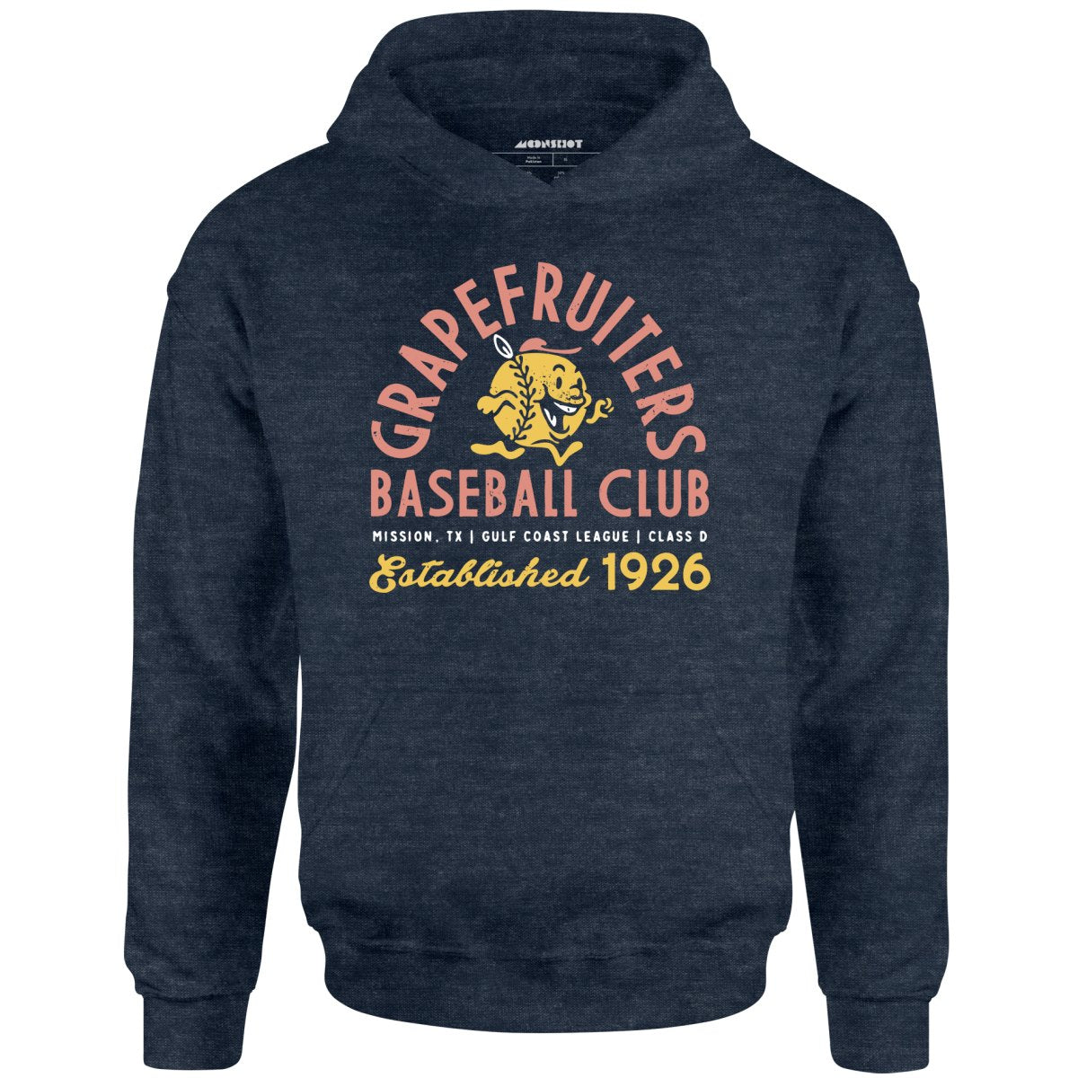 Mission Grapefruiters - Texas - Vintage Defunct Baseball Teams - Unisex Hoodie