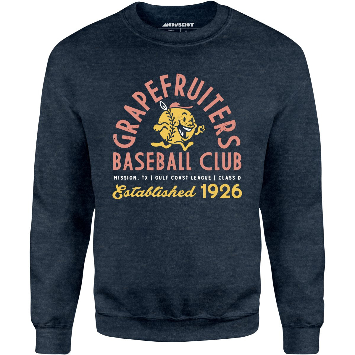 Mission Grapefruiters - Texas - Vintage Defunct Baseball Teams - Unisex Sweatshirt
