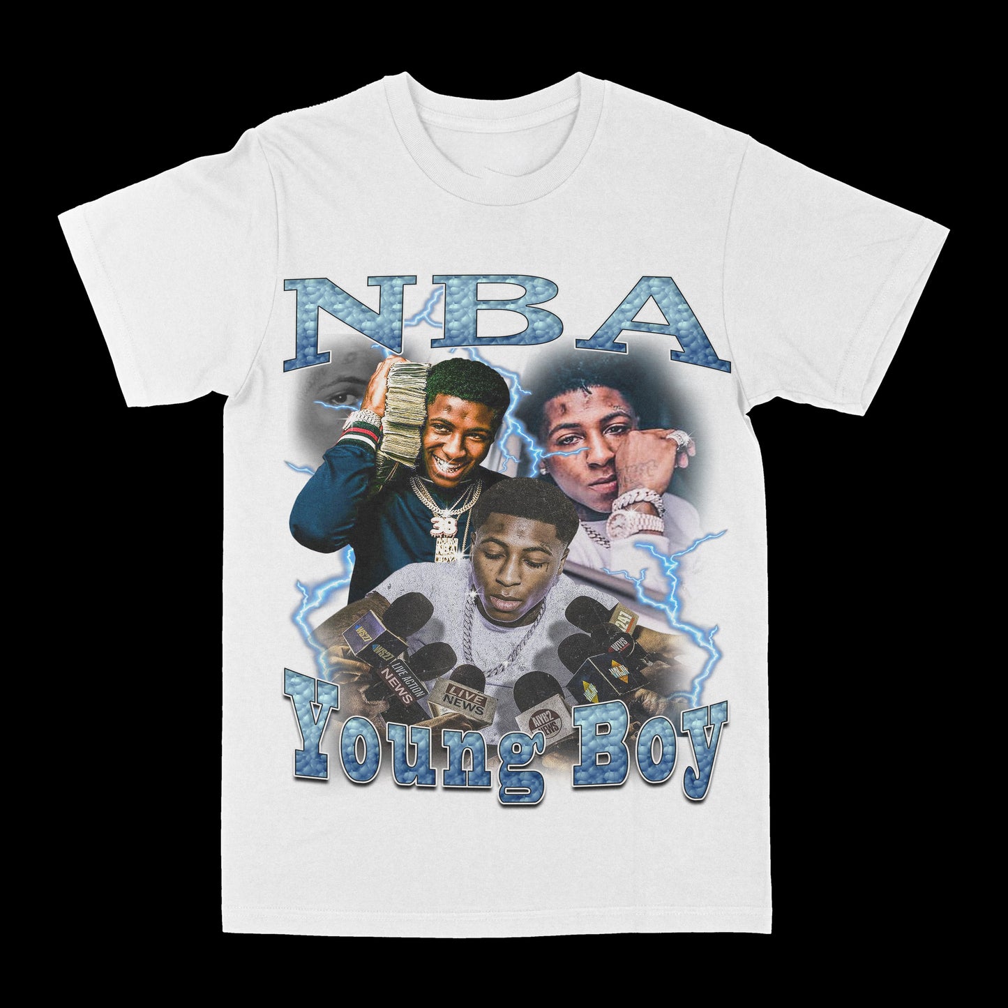 NBA Youngboy "News" Graphic Tee Style001