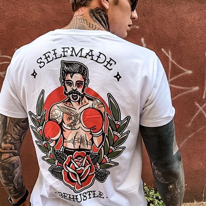 selfmake man T-shirt - Naughty Clothes Men