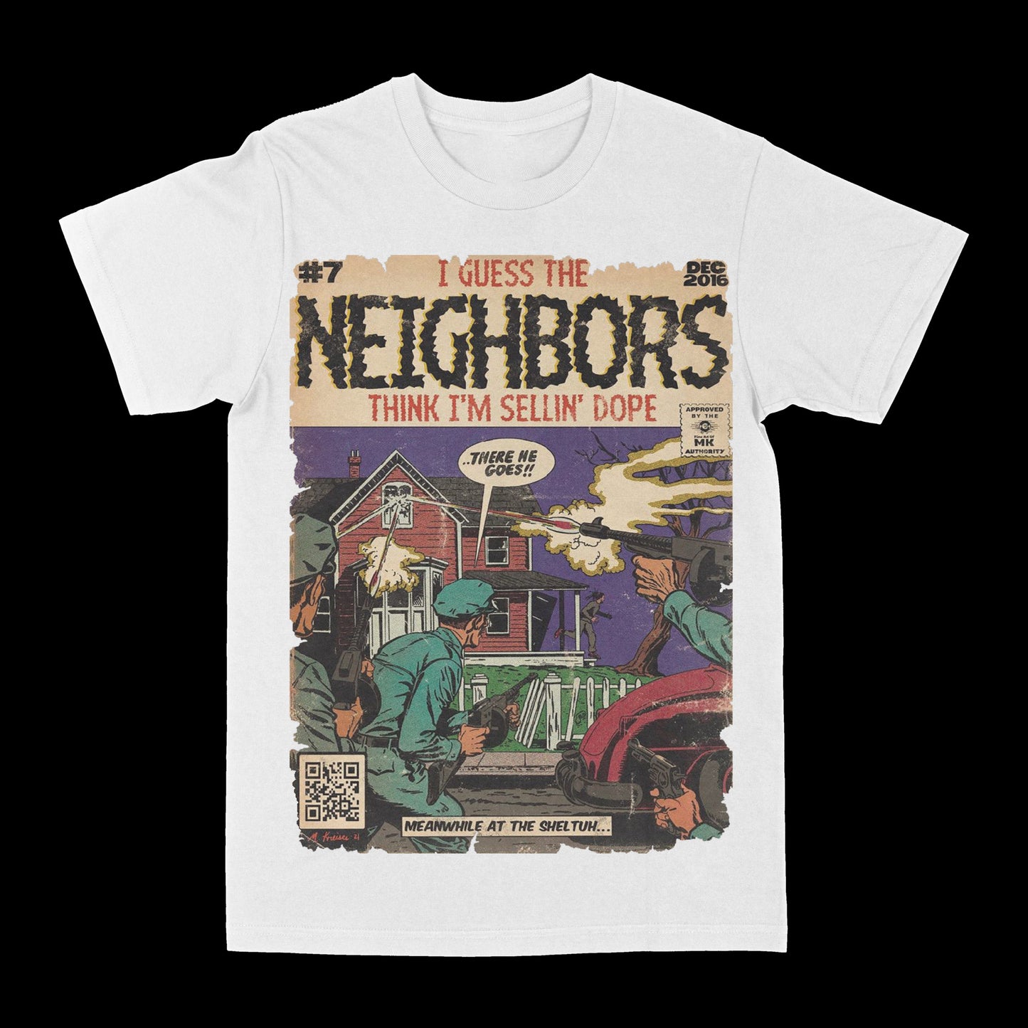 Neighbors Graphic Tee Style001