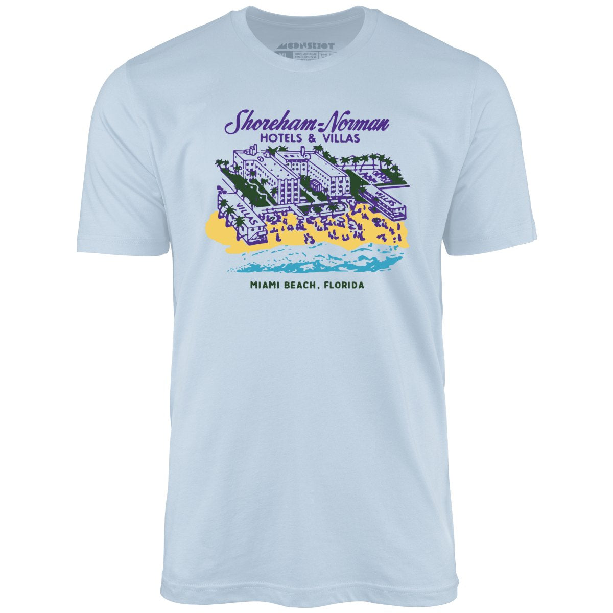 Shoreham Norman Hotels & Villas - Miami, FL - Vintage Hotel - Unisex T-Shirt