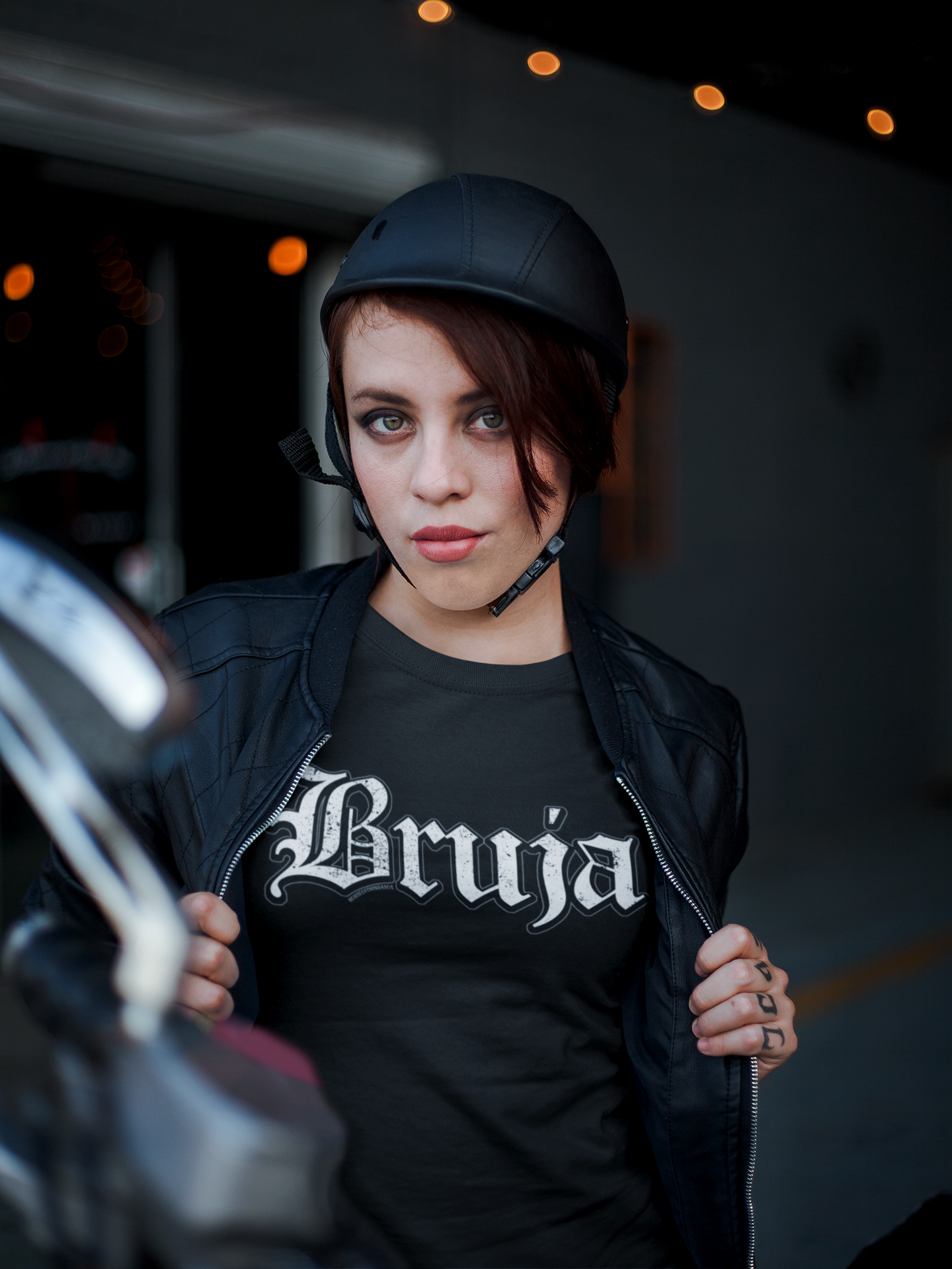 Bruja Vintage Text Only Chingona T-Shirt