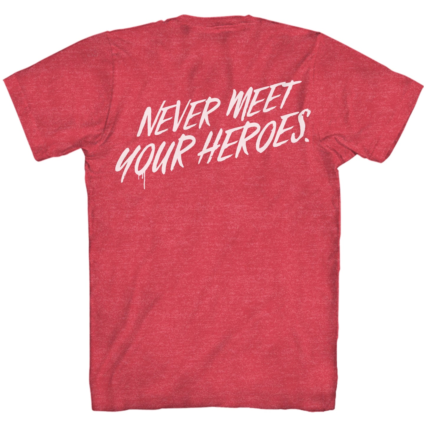 The Boys Logo Never Meet Your Heroes Adult T Shirt