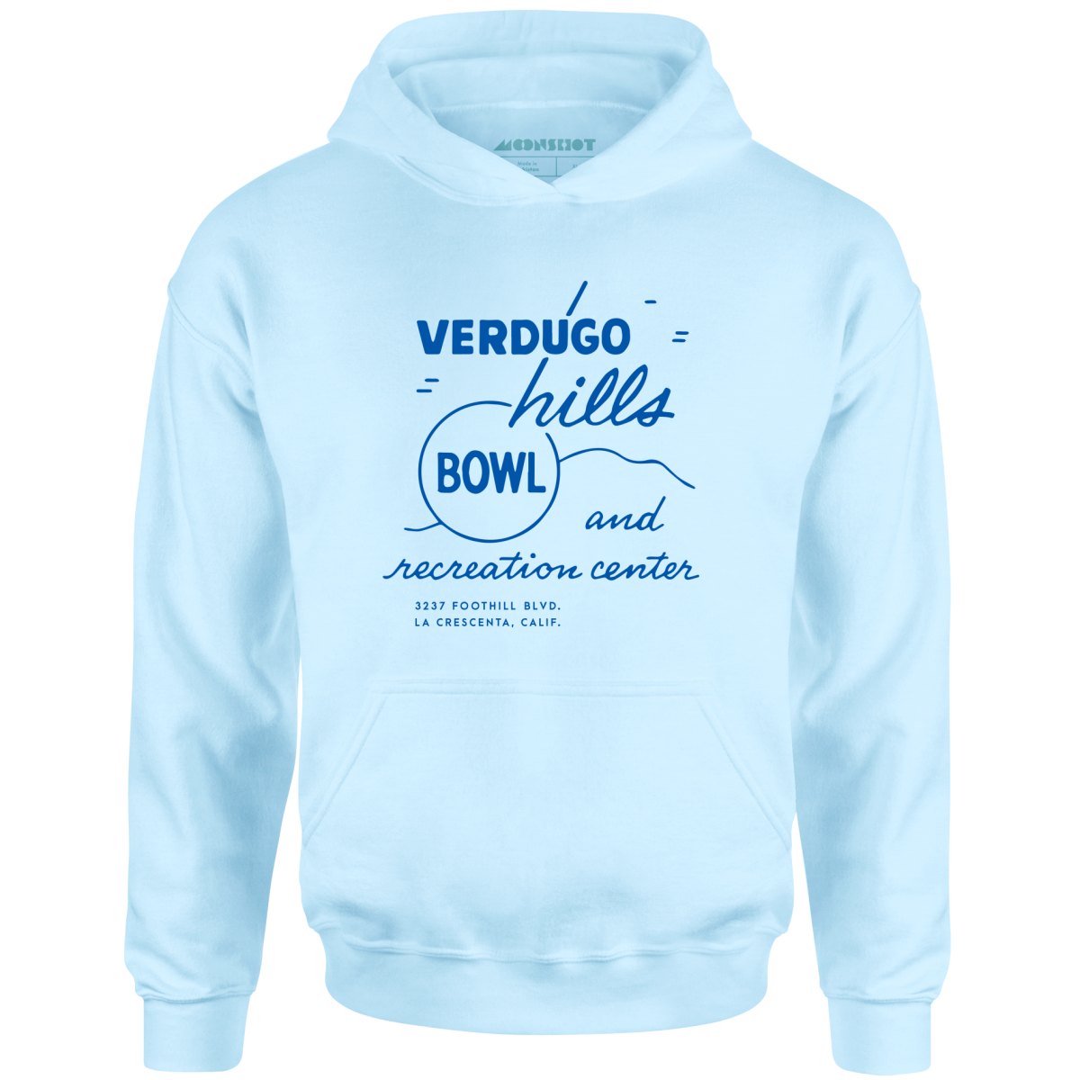 Verdugo Hills v2 - La Crescenta, CA - Vintage Bowling Alley - Unisex Hoodie