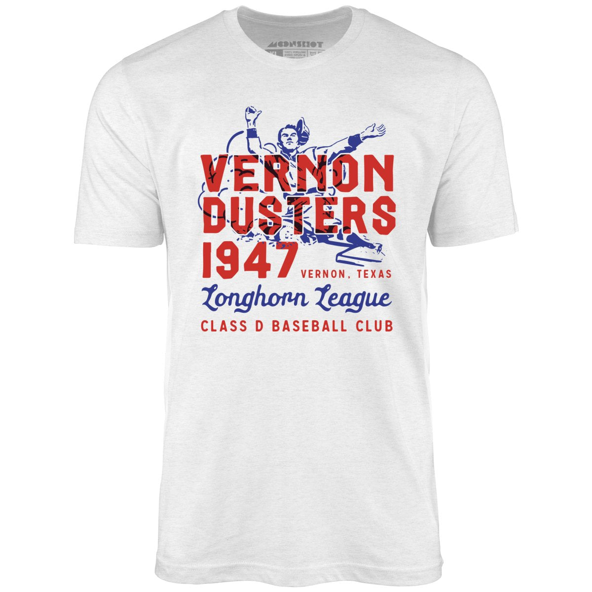 Vernon Dusters - Texas - Vintage Defunct Baseball Teams - Unisex T-Shirt