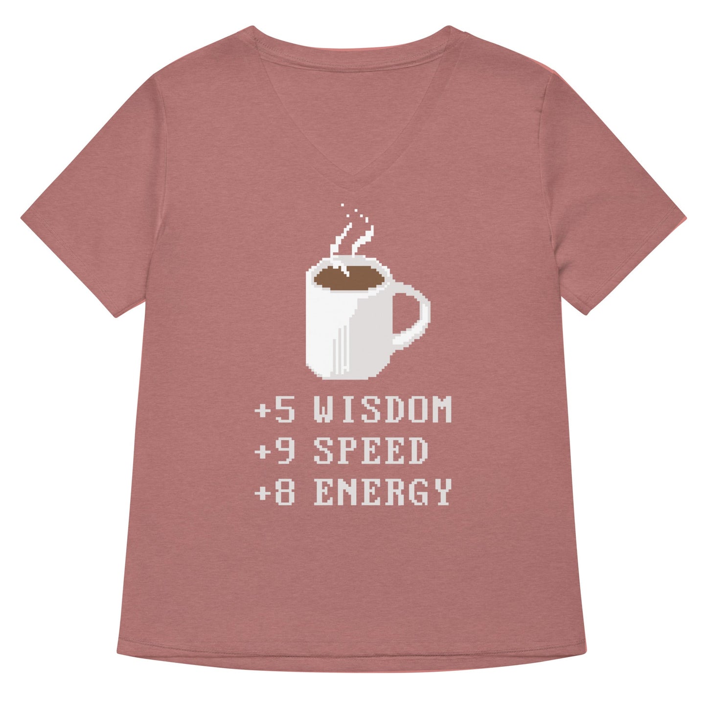 Coffee Plus To Stats Women's V-Neck Tee