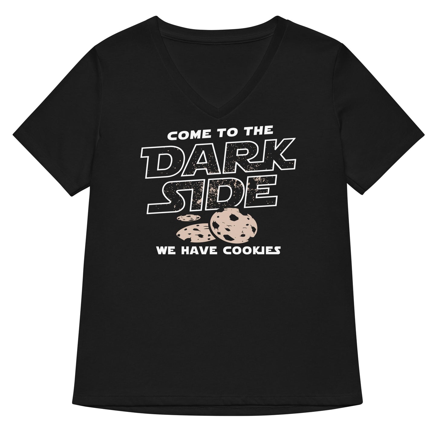 Come To The Dark Side, We Have Cookies Women's V-Neck Tee