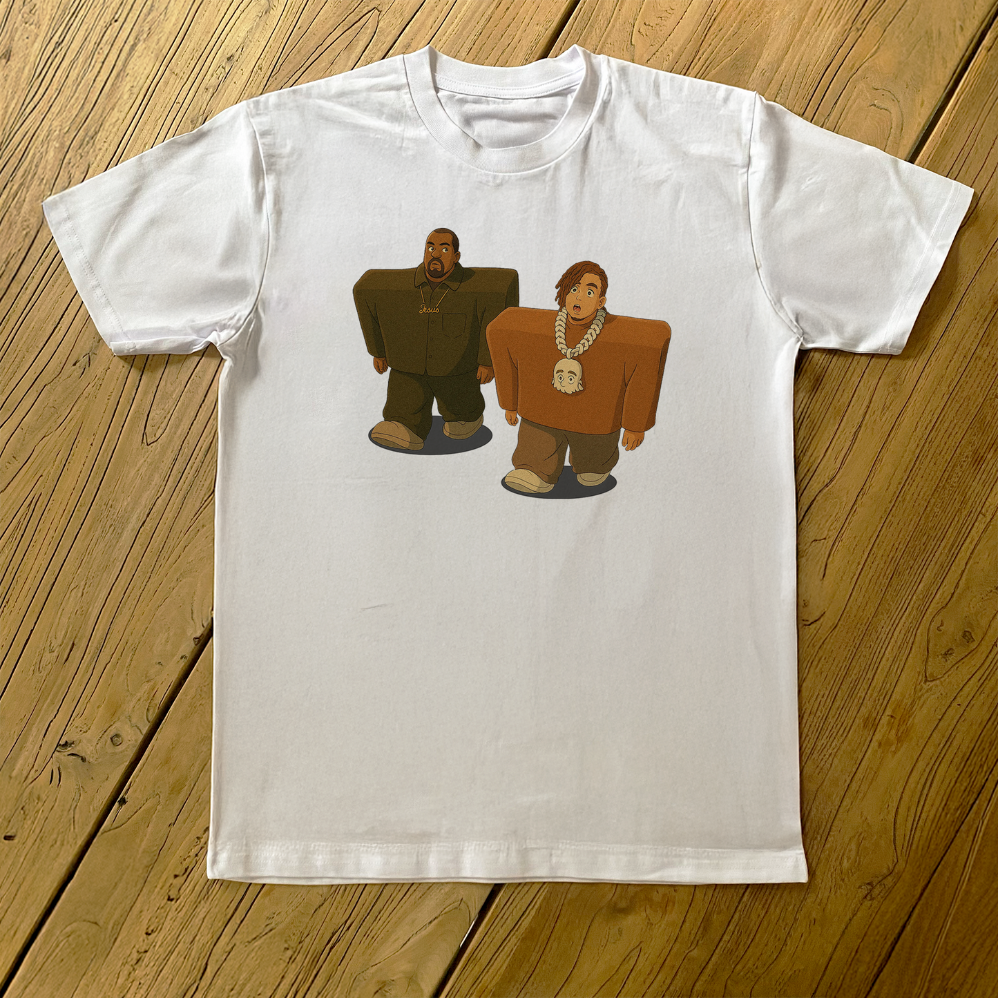 'YE AND PUMP' LOVE IT HEAVYWEIGHT WHITE T-SHIRT