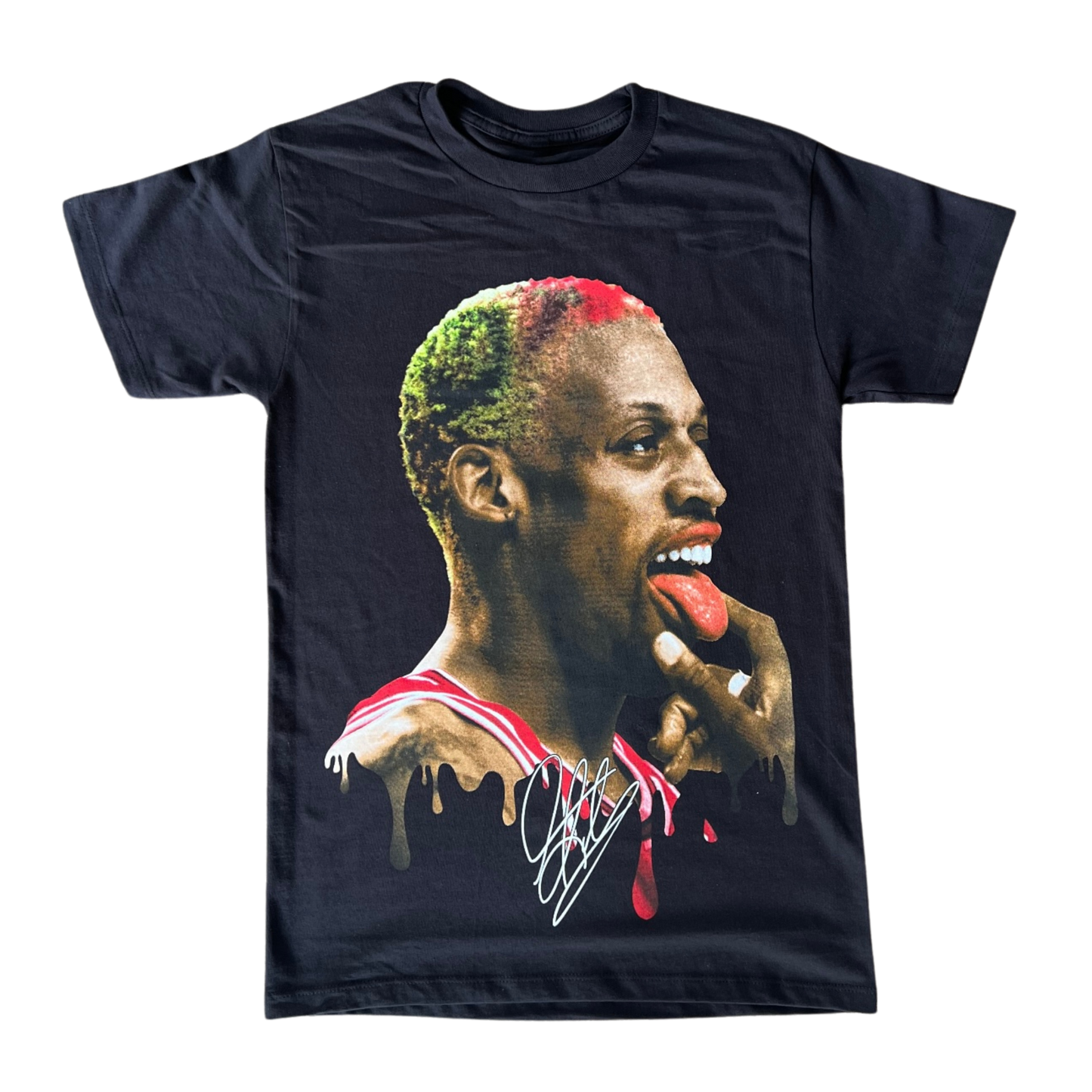 Dennis Rodman "Big Face Tongue" Graphic Tee