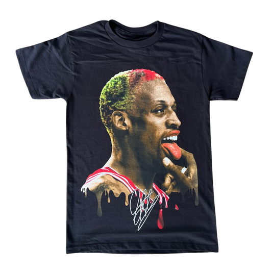 Dennis Rodman "Big Face Tongue" Graphic Tee