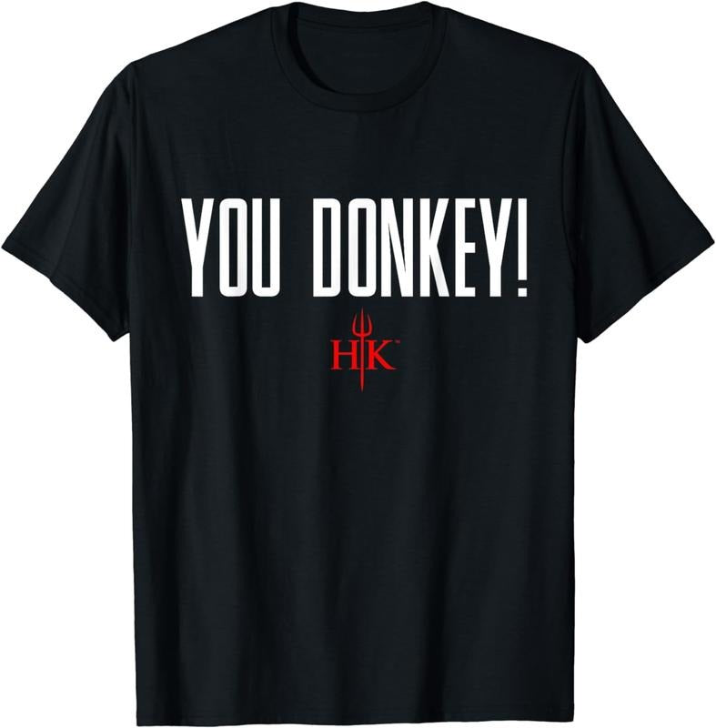 [100% Cotton] Official Hell's Kitchen You Donkey! T-Shirt