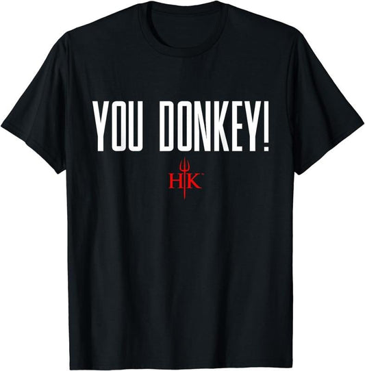 [100% Cotton] Official Hell's Kitchen You Donkey! T-Shirt