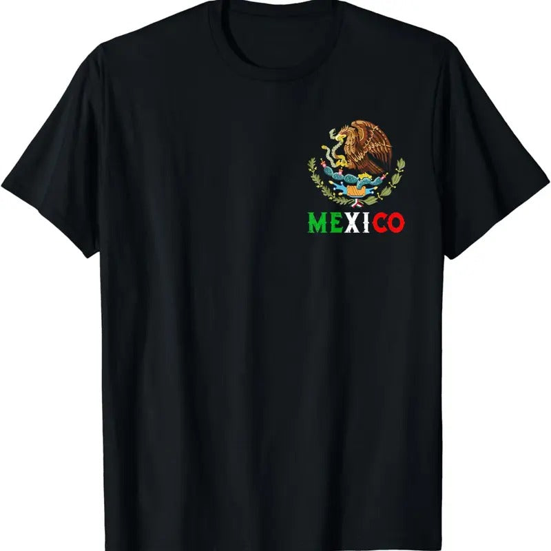 [100% Cotton]Mexico Independence Day Shirt Viva Mexico Pride Mexican Flag T-Shirt