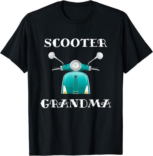 [100% Cotton]Scooter Grandma T Shirt - Funny Scooter Lover Gift Shirt