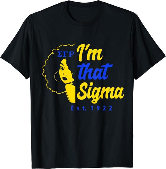 [100% Cotton]Sigma Gamma Rho Sorority HBCU Black History Girl T-Shirt