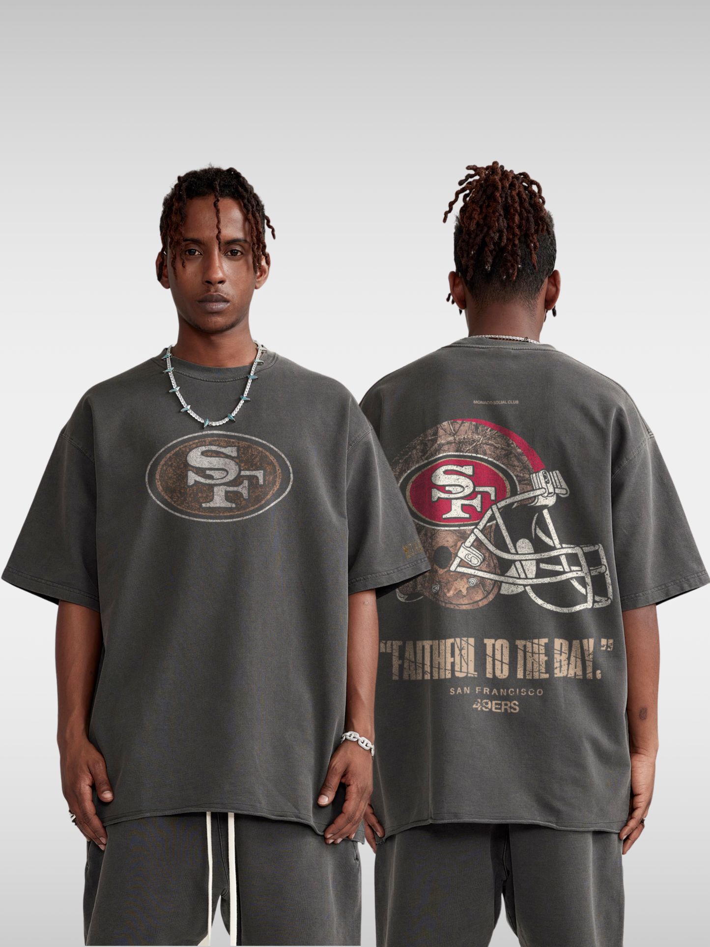 49ERS REALTREE FOOTBALL TEE