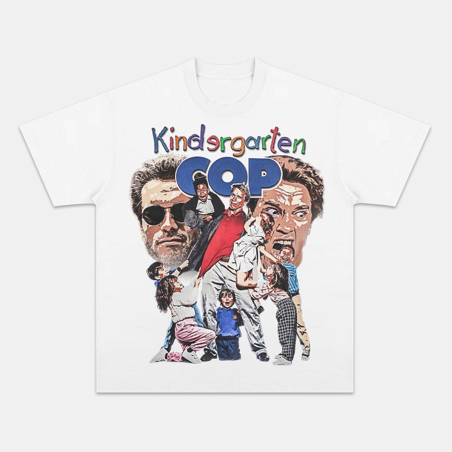 KINDERGARTEN COP VINTAGE TEE Style001