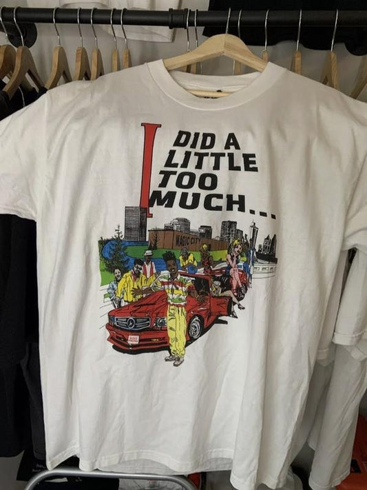 1995 Atlanta Freaknik T shirt Freaknik Menswear Top Underwear Man Tropical Human T-Shirt Crewneck Round Neck Shortsleeve Operator Casual